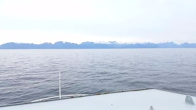 De Lofoten komen in zicht