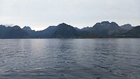 De Lofoten komen in zicht