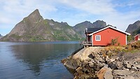 Onderweg van Sørvågen van Leknes