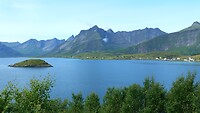 Fjord bij Ramberg, Lofoten