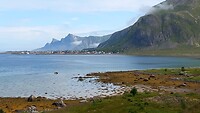 Uitzicht op Vikten, Lofoten