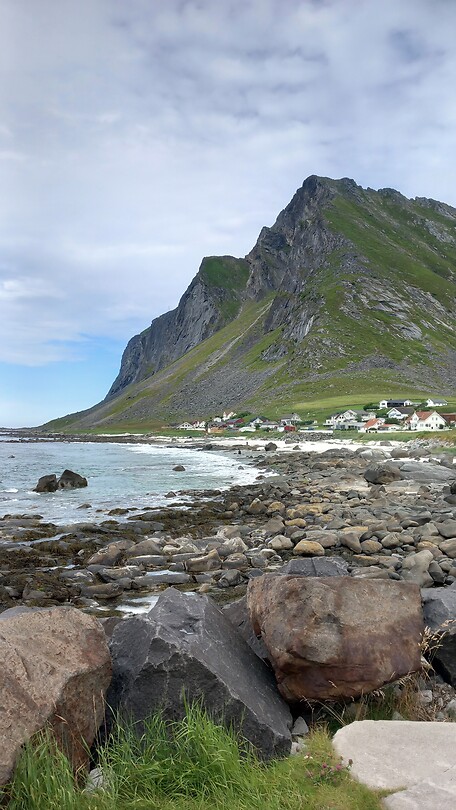 Kust bij Vikten, Lofoten