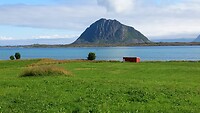 Uitzicht op Vikarøya, Lofoten