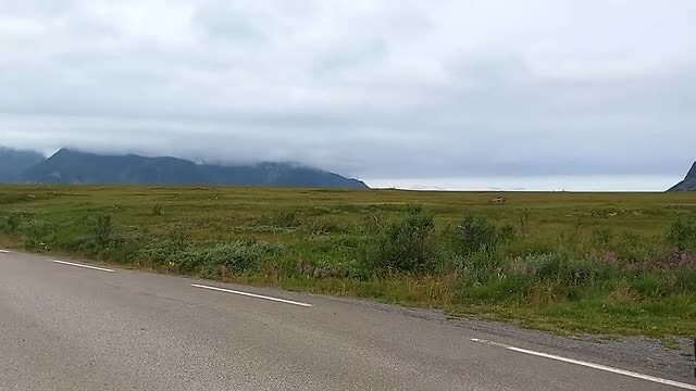 Het schiereiland Gimsøya, Lofoten