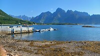 Langs de E10 tussen Svolvær en Lødingen, Lofoten