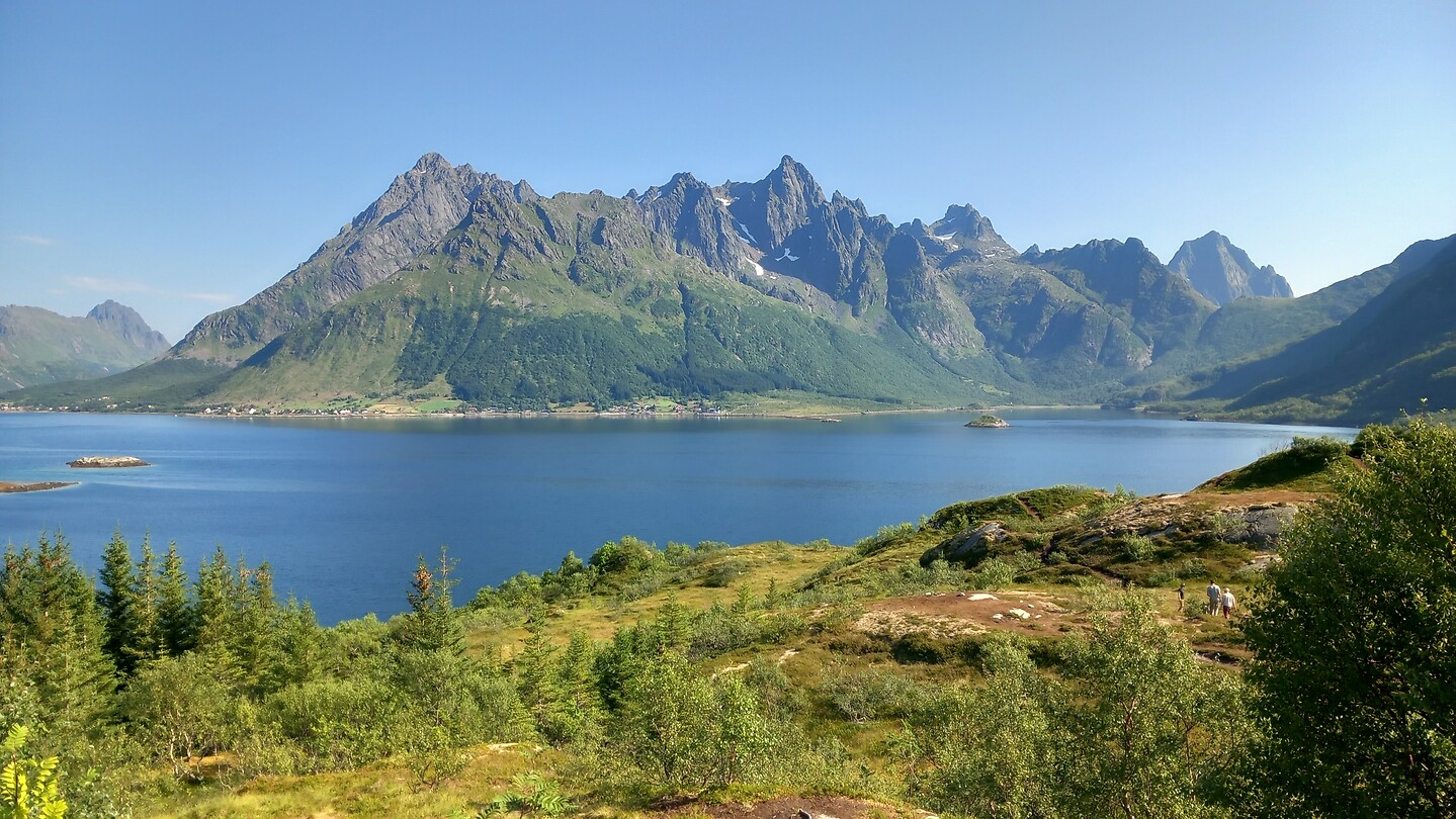 Langs de E10 tussen Svolvær en Lødingen, Lofoten