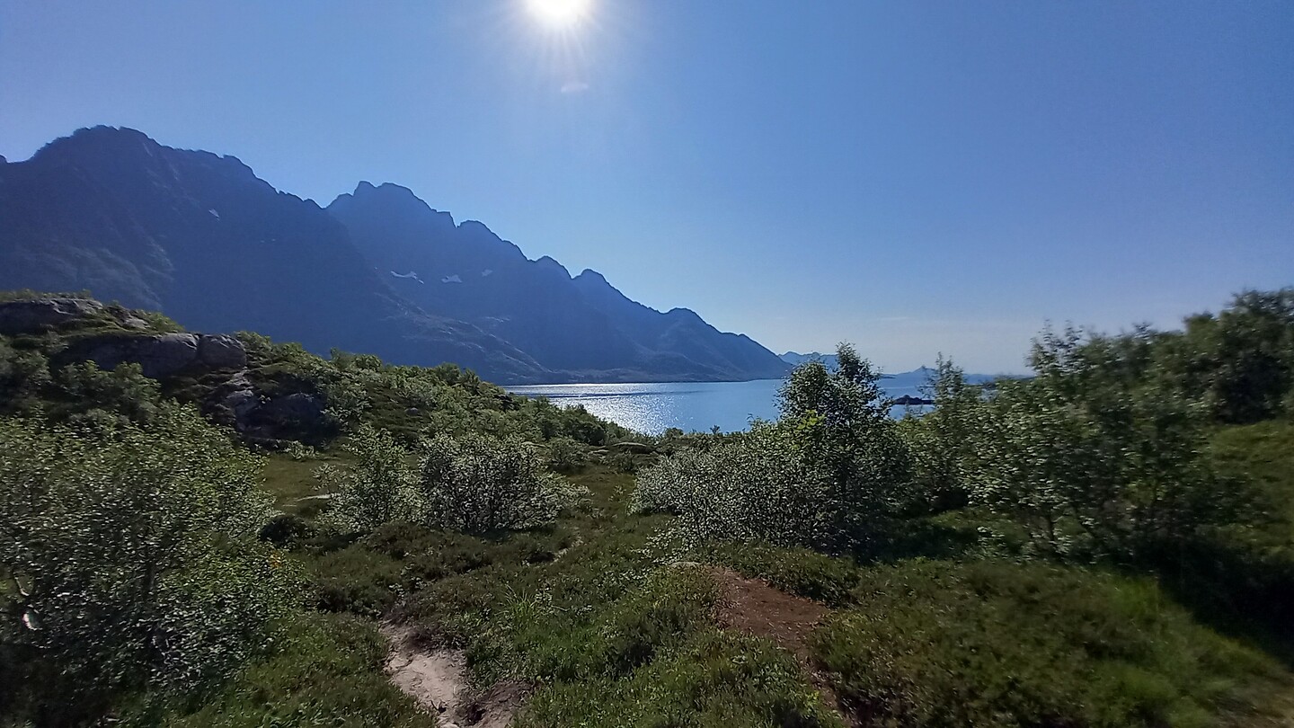 Langs de E10 tussen Svolvær en Lødingen, Lofoten