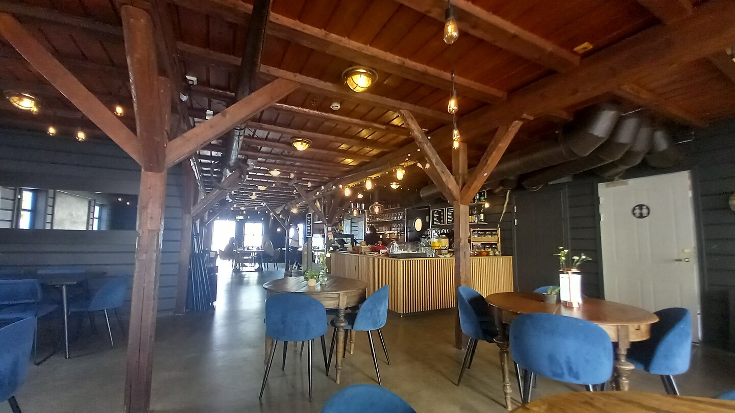 Het restaurant van hotel Lødingen Brygge