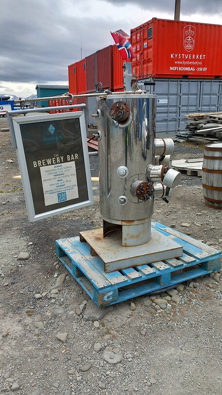 De bar van de Svalbard brouwerij