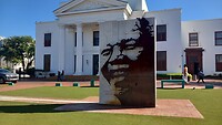 City Hall in Stellenbosch met Mandela