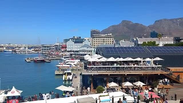 Zaterdag aan het V & A Waterfront