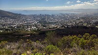 Uitzicht op Kaapstad.