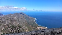 Uitzicht richting Kaap de Goede Hoop.