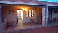 Mijn kamer in de Anib Kalahari Lodge.