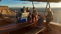 Sundowner bij Fish River Canyon