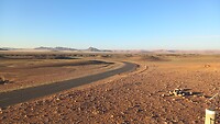 De weg door Sossusvlei