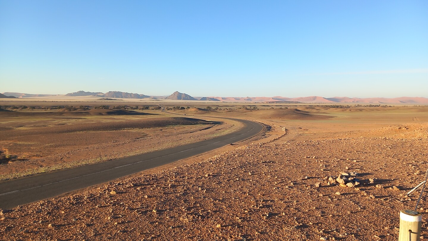 De weg door Sossusvlei