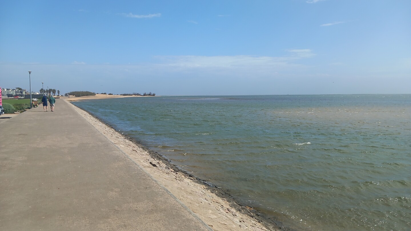 Kust bij Walvisbaai