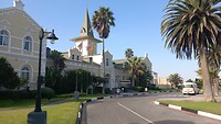 Voormalig treinstation in Swakopmund