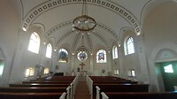 Interieur Rooms-katholieke kerk in Swakopmund