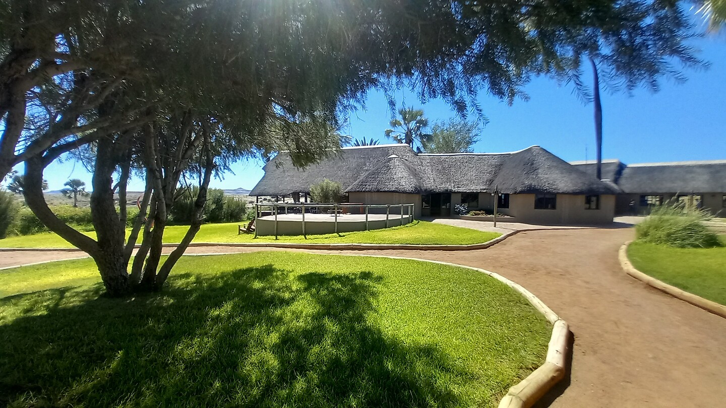Bij een andere Gondwana Lodge lunchen