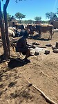 Chief van het Himba dorp Omapaha