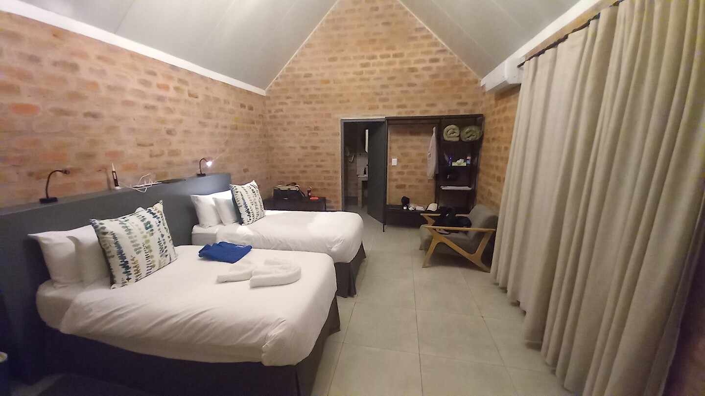 Mijn onderkomen in Omusati Lodge