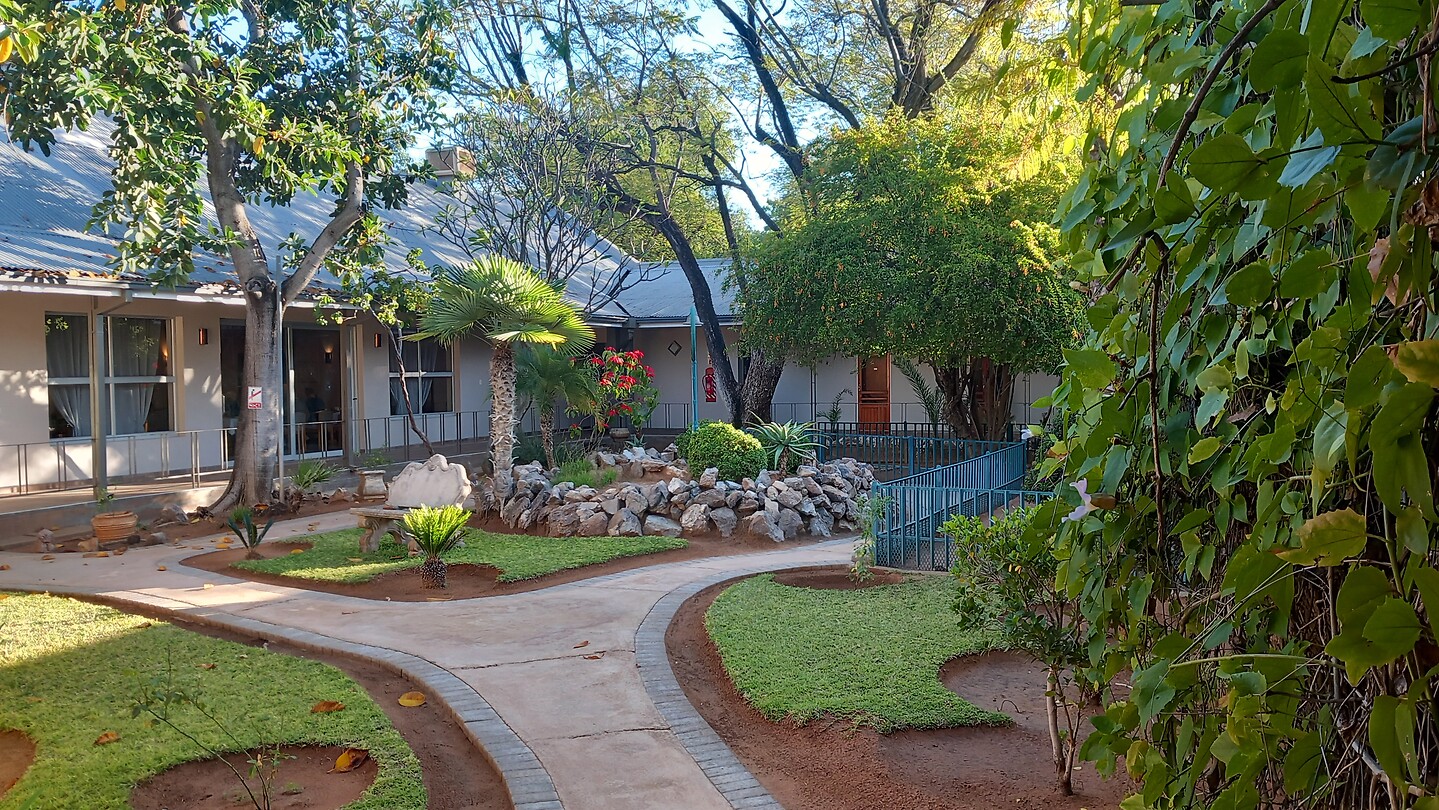 Binnentuin Minen Hotel