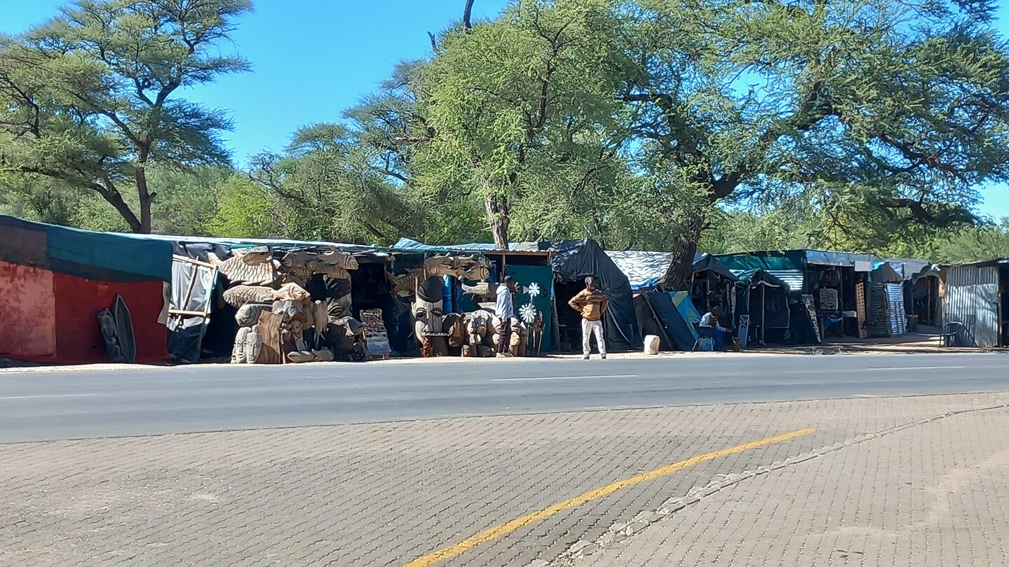 Open markt in Okahandja