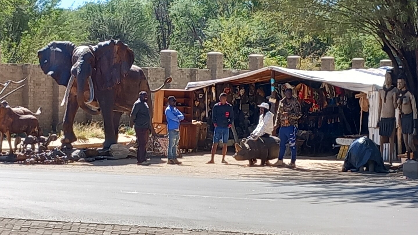 Open markt in Okahandja