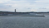 Aankomst in de haven