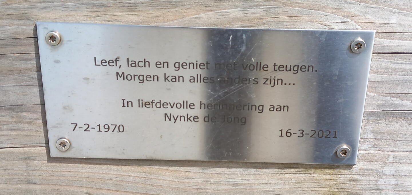 Later is al lang begonnen....