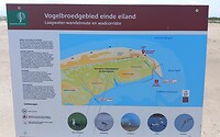 Bord bij paal 27, einde van het eiland