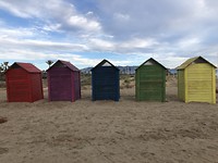 Huisjes aan het strand
