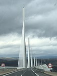 Het beroemde viaduct boven de Tarn bij Millau