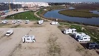 Onze camperplaats in Armacao de Pera