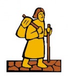 Wegwijzer pelgrim