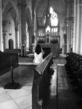 In de kerk bij de nonnen