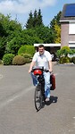 De fiets met volledige bepakking
