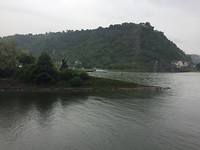 de loreley in de regen