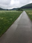 Het dal na de Schwäbisch Alb