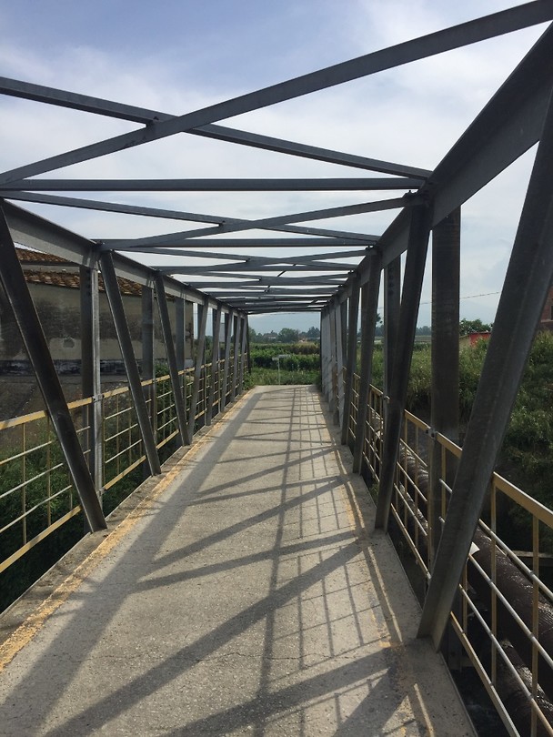 Fietsrug over de Arno bij Firenze
