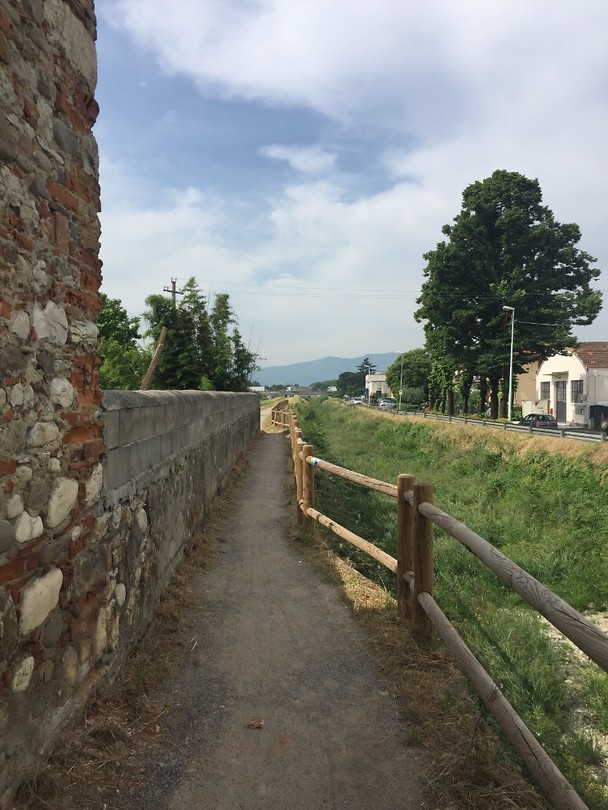 Fietspad naar Firenze bij Prato