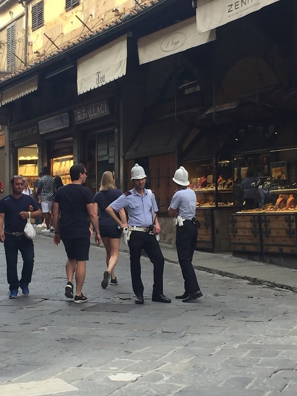 op de Ponte Vecchio