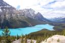 Peyto Lake langs de Icefield Parkway