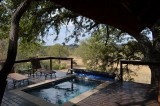 Uitzicht kamer safari lodge