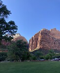 View from Zion lodge