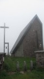 kapel op top van pyreneenpas