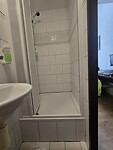 Douche met hoge instap