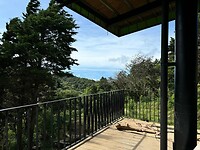 uitzicht vanaf het balkon